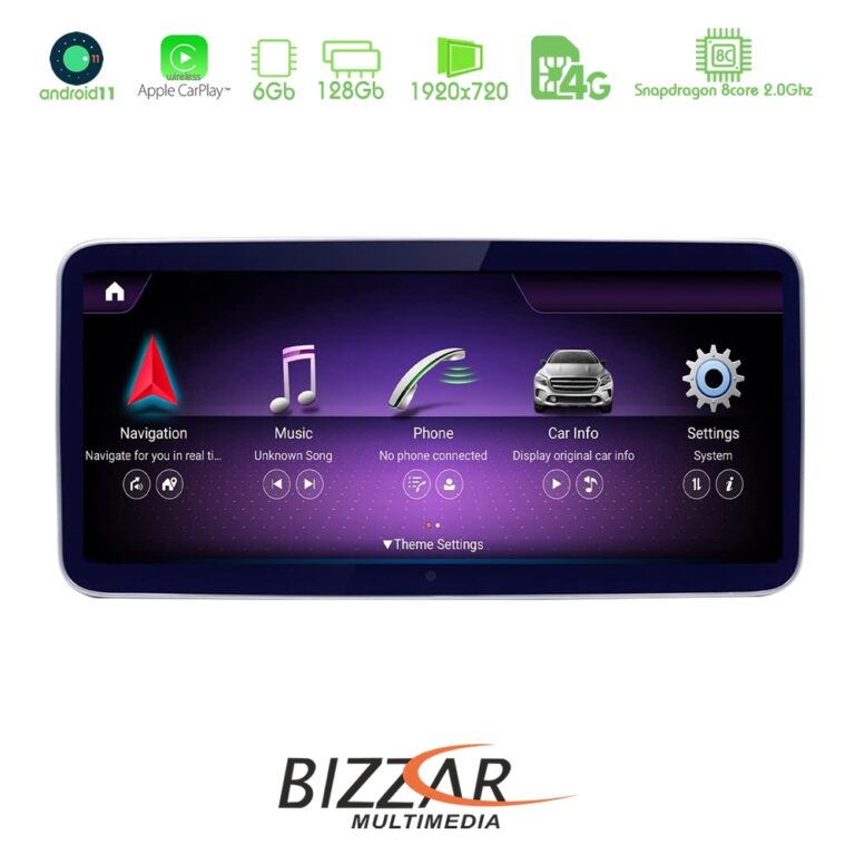 Bizzar Android11 8core Mercedes NTG4.5 12.3" Navigation Multimedia station