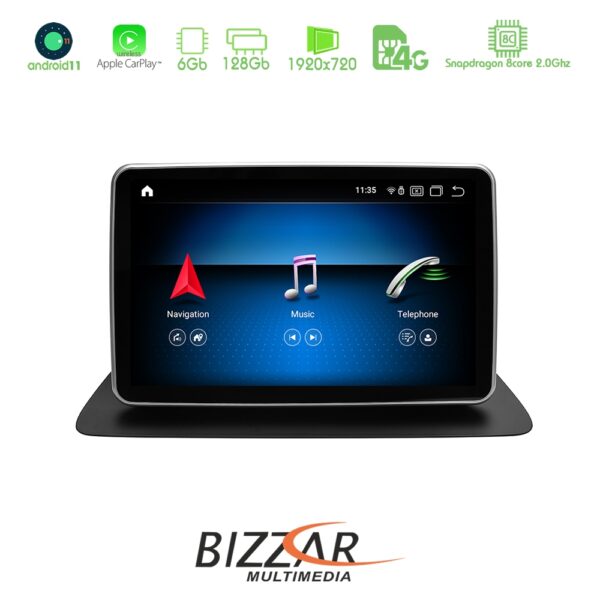Bizzar Android 11 8core Mercedes ML/SLK NTG4.5 Navigation Multimedia station 9"