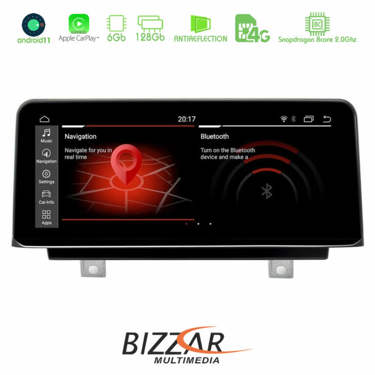 BMW X1 F48 2015-2017 Android11 (6+128GB) Navigation Multimedia 10.25″ HD Black Panel