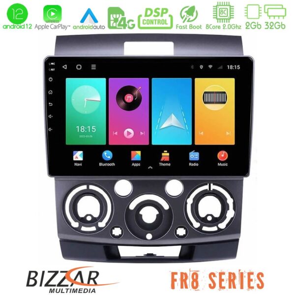 Bizzar Ford Ranger/Mazda BT50 8core Android12 2+32GB Navigation Multimedia Tablet 9"