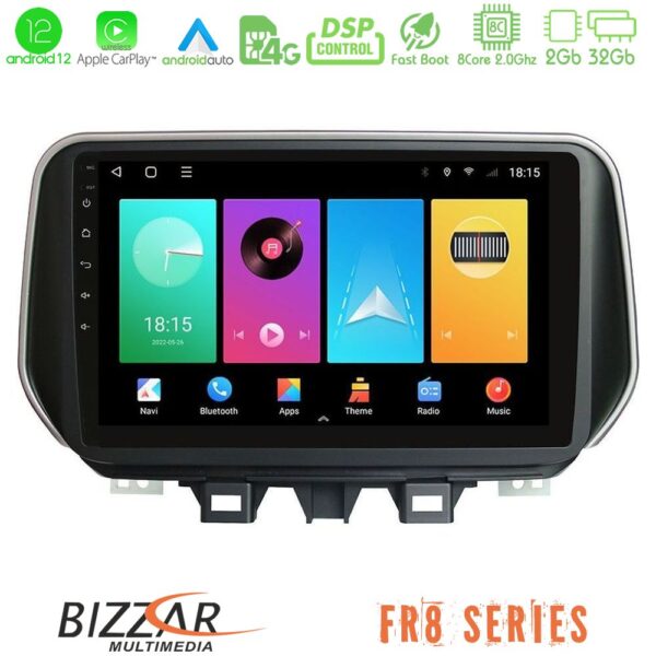Bizzar FR8 Series Hyundai ix35 8core Android12 2+32GB Navigation Multimedia Tablet 10"
