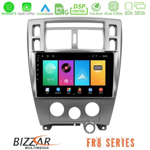 Bizzar FR8 Series Hyundai Tucson 8core Android12 2+32GB Navigation Multimedia Tablet 10"