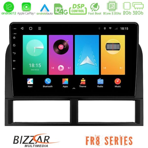 Bizzar FR8 Series Jeep Grand Cherokee 1999-2004 8core Android12 2+32GB Navigation Multimedia Tablet 9"