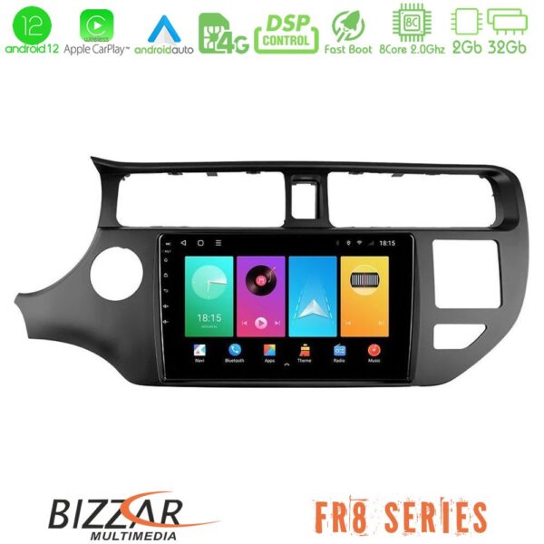 Bizzar FR8 Series Kia Rio 2011-2015 8core Android13 2+32GB Navigation Multimedia Tablet 9"