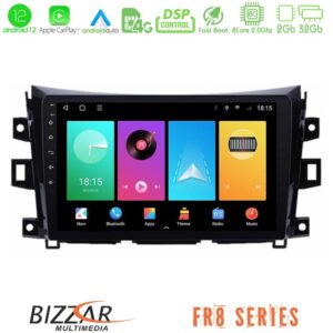 Bizzar FR8 Series Nissan Navara NP300 8core Android12 2+32GB Navigation Multimedia Tablet 9"