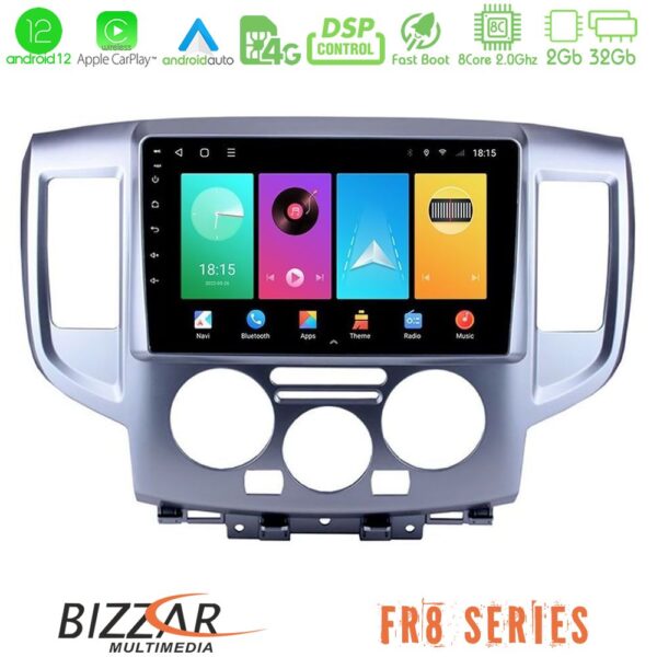 Bizzar FR8 Series Nissan NV200 8core Android13 2+32GB Navigation Multimedia Tablet 9"