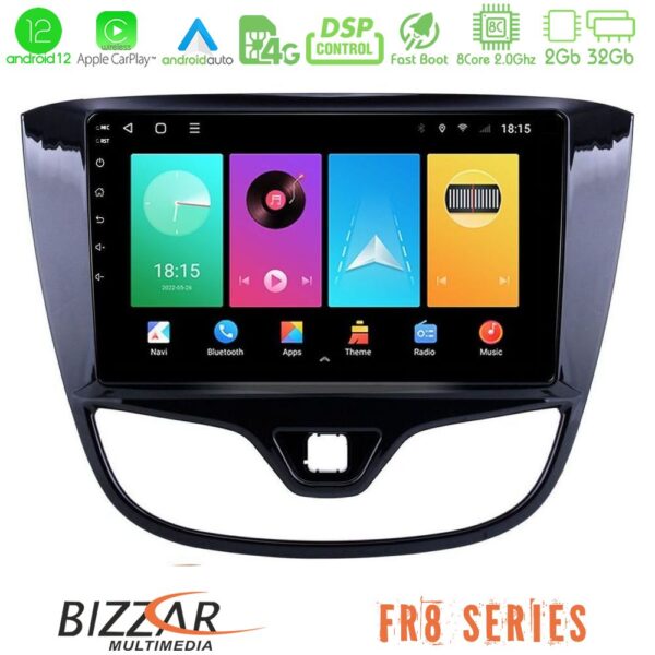 Bizzar FR8 Series Opel Karl 2015-2019 8core Android 11 2+32GB Navigation Multimedia Tablet 9"