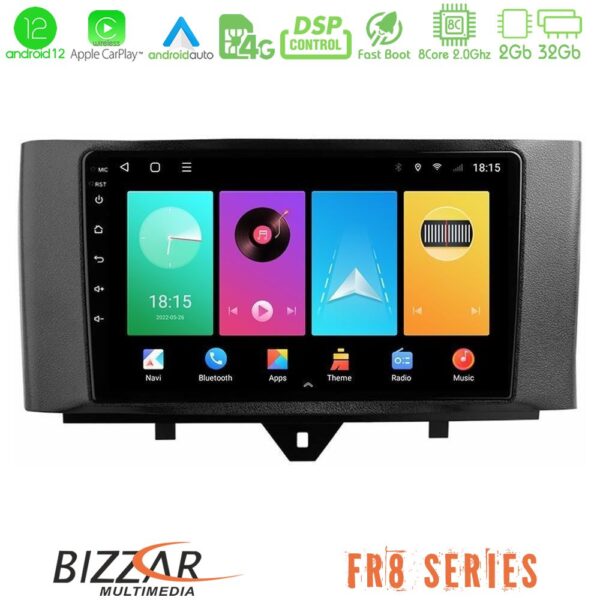 Bizzar Smart 451 Facelift 8core Android12 2+32GB Navigation Multimedia Tablet 9"