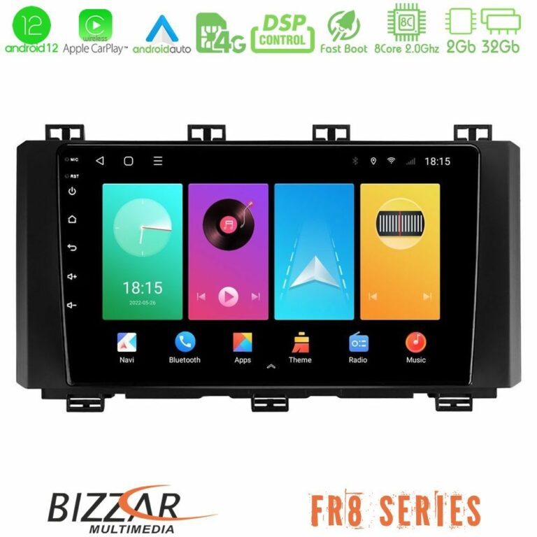 Bizzar FR8 Series Seat Ateca 2017-2021 8core Android12 2+32GB Navigation Multimedia Tablet 9"