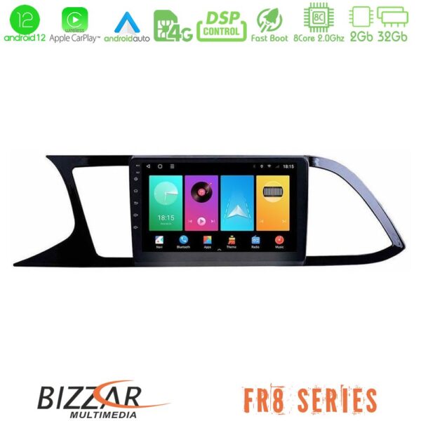 Bizzar FR8 Series Seat Leon 2013 – 2019 8core Android13 2+32GB Navigation Multimedia Tablet 9"