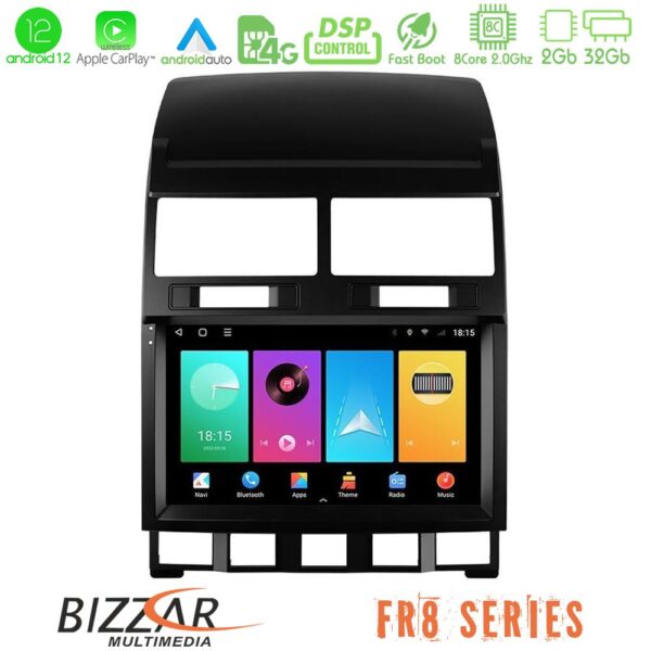 Bizzar FR8 Series VW Touareg 2002 – 2010 8core Android13 2+32GB Navigation Multimedia Tablet 9"