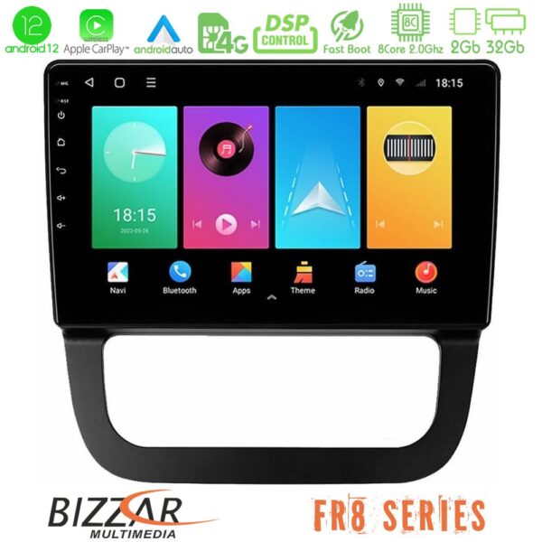 Bizzar VW Jetta 8core Android12 2+32GB Navigation Multimedia Tablet 10"