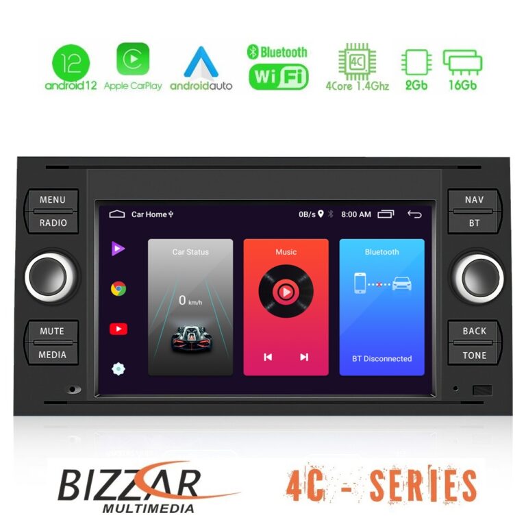 Bizzar Ford Old 4core Android12 2+16GB Navigation Multimedia Deckless 7"