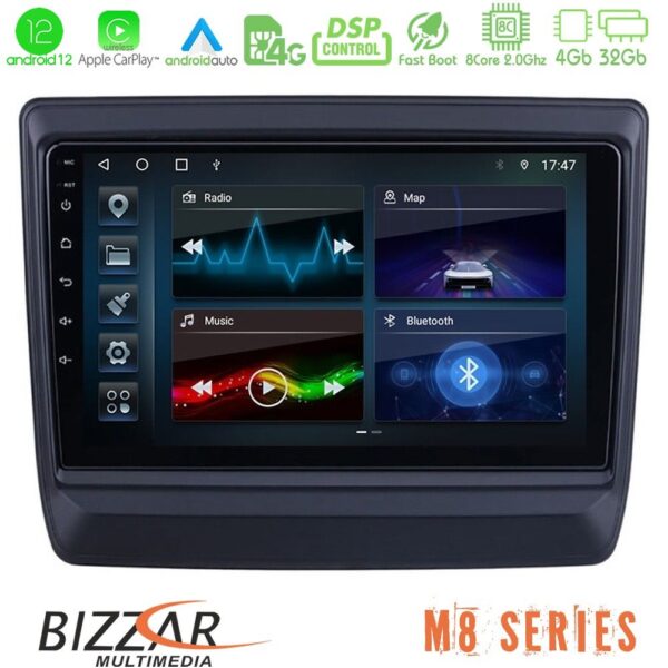 Bizzar M8 Series Isuzu D-MAX 2020-2023 8core Android12 4+32GB Navigation Multimedia Tablet 9"