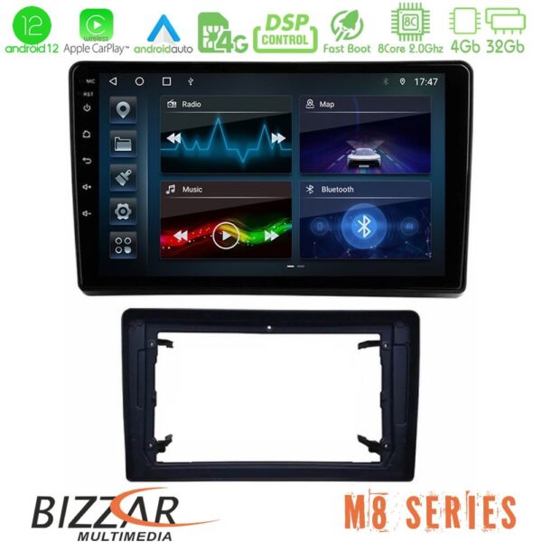Bizzar M8 Series Chrysler / Dodge / Jeep 8core Android13 4+32GB Navigation Multimedia Tablet 10"