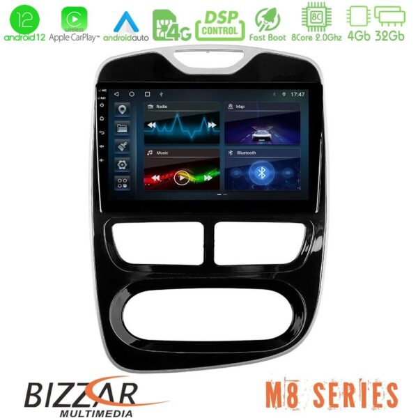 Bizzar M8 Series Renault Clio 2012-2016 8core Android12 4+32GB Navigation Multimedia Tablet 10"