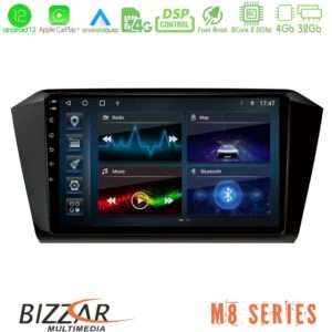 Bizzar M8 Series VW Passat 8core Android12 4+32GB Navigation Multimedia Tablet 10"
