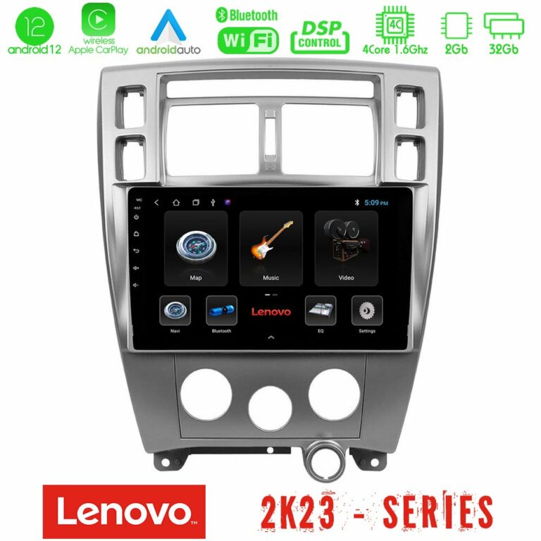 Lenovo Car Pad Hyundai Tucson 4Core Android12 2+32GB Navigation Multimedia Tablet 10"