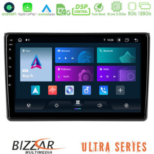 Bizzar Ultra Series Audi A4 B7 8core Android11 8+128GB Navigation Multimedia Tablet 9"