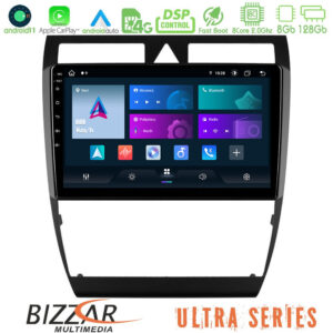 Bizzar Ultra Series Audi A6 (C5) 1997-2004 8core Android11 8+128GB Navigation Multimedia Tablet 9"