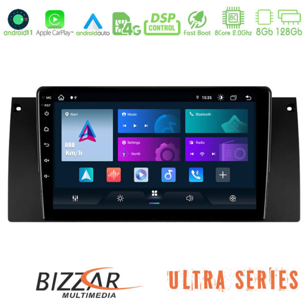 Bizzar Ultra Series BMW X5 (E53) 8core Android11 8+128GB Navigation Multimedia Tablet 9"