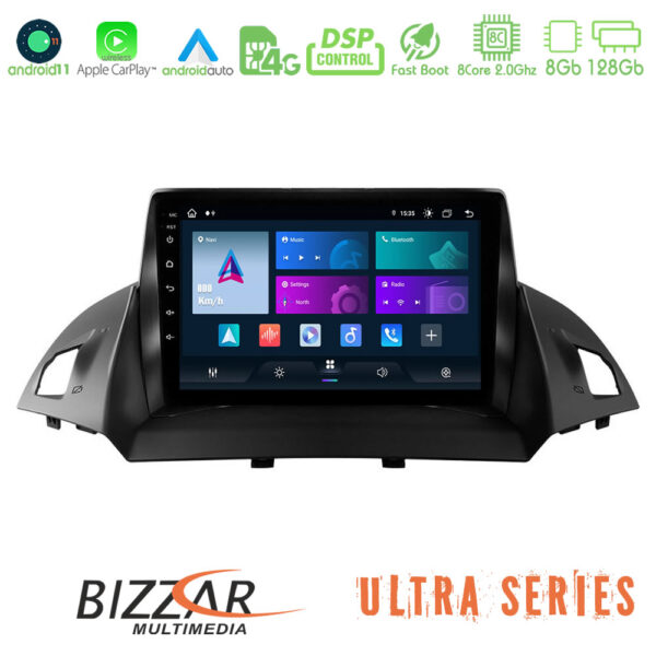 Bizzar Ultra Series Ford C-Max/Kuga 8core Android11 8+128GB Navigation Multimedia Tablet 9"