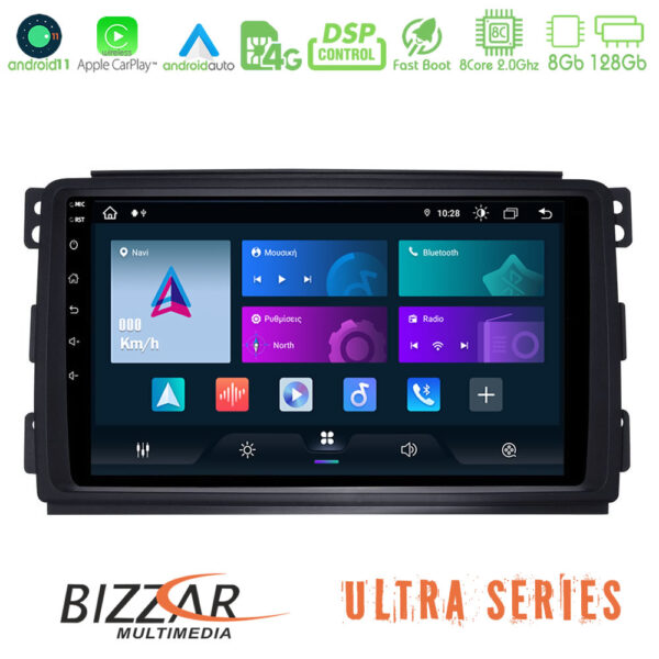 Bizzar Ultra Series Smart 451 8core Android11 8+128GB Navigation Multimedia Tablet 9"