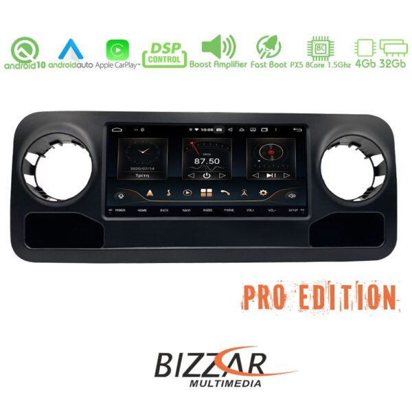 Bizzar Pro Edition Mercedes Sprinter W907 Android 10 8core Navigation Multimedia