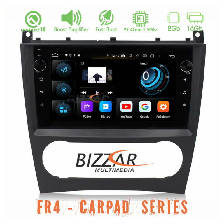 Bizzar FR4 Series CarPad 9" Bizzar Mercedes W203 Facelift Class 4core Android 10 Navigation Multimedia