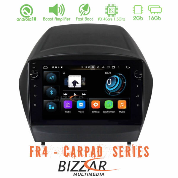 Bizzar FR4 Series CarPad 10" Hyundai IX35 4core Android 10 Navigation Multimedia