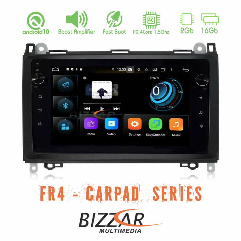 Bizzar FR4 Series CarPad 9" Mercedes 4core Android 10 Navigation Multimedia