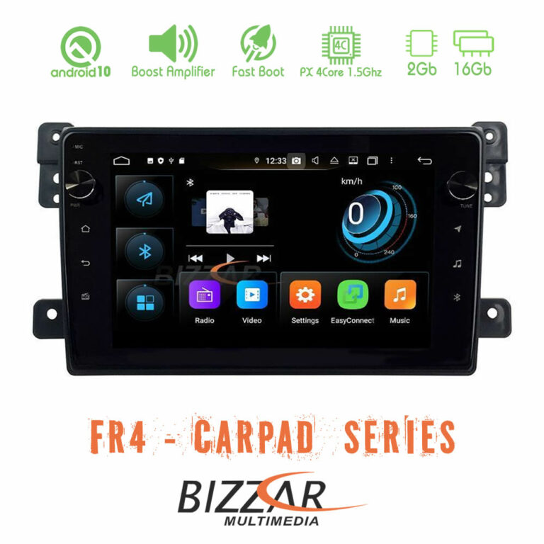 Bizzar FR4 Series CarPad 9" Suzuki Grand Vitara 4core Android 10 Navigation Multimedia