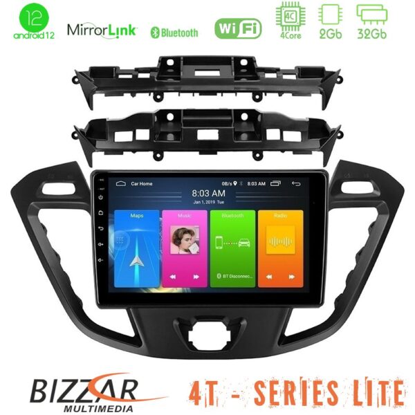 Bizzar 4T Series Ford Transit Custom/Tourneo Custom 4Core Android12 2+32GB Navigation Multimedia Tablet 9"