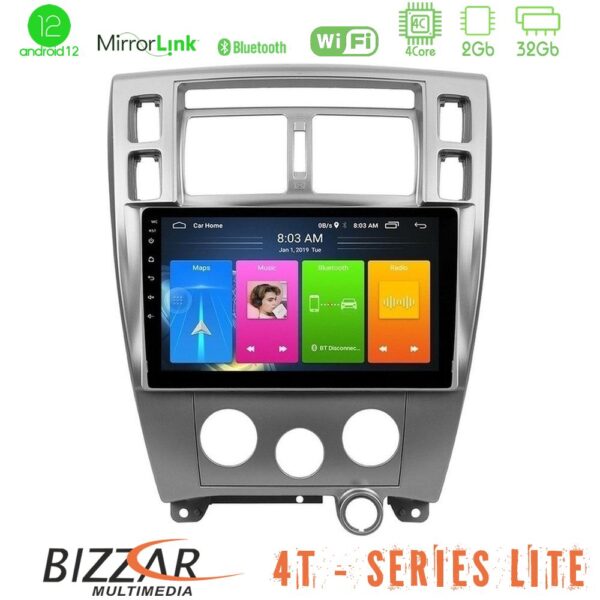 Bizzar 4T Series Hyundai Tucson 4Core Android12 2+32GB Navigation Multimedia Tablet 10"