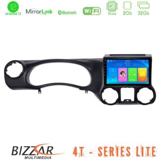 Bizzar 4T Series Jeep Wrangler 2011-2014 4Core Android12 2+32GB Navigation Multimedia Tablet 9"