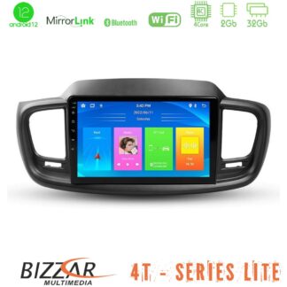 Bizzar 4T Series Kia Sorento 2018-2021 4Core Android12 2+32GB Navigation Multimedia Tablet 9"