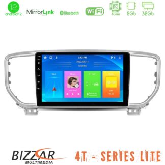Bizzar 4T Series Kia Sportage 2018-2021 4Core Android12 2+32GB Navigation Multimedia Tablet 9"
