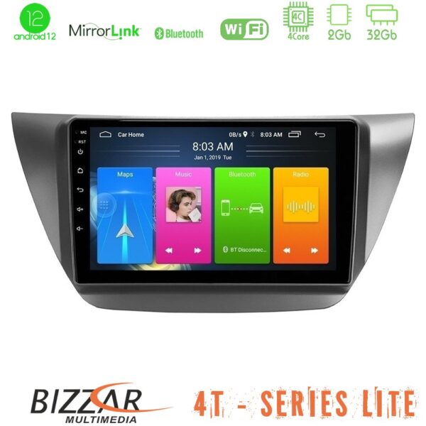 Bizzar 4T Series Mitsubishi Lancer 2004 – 2008 4Core Android12 2+32GB Navigation Multimedia Tablet 9"