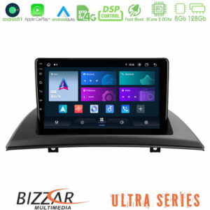 Bizzar Ultra Series BMW E83 8Core Android11 8+128GB Navigation Multimedia Tablet 9"