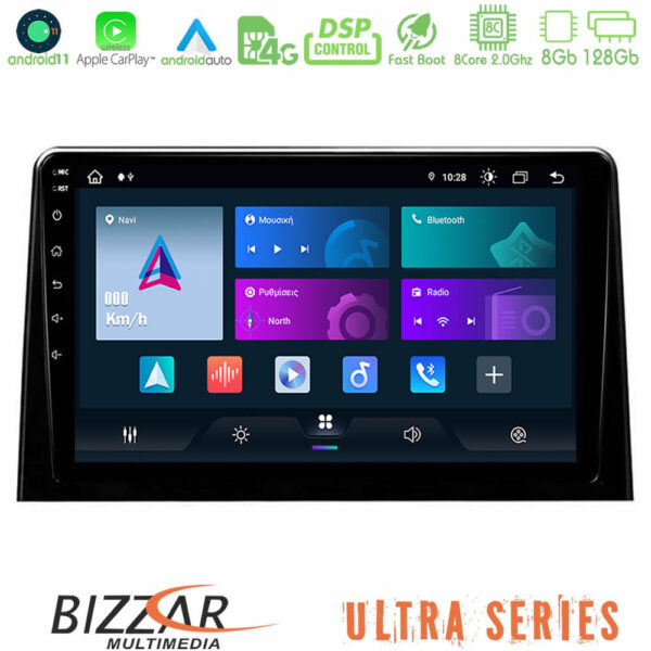 Bizzar Ultra Series Peugeot Partner / Citroën Berlingo 2020-> 8Core Android11 8+128GB Navigation Multimedia Tablet 10"