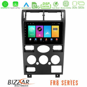 Bizzar FR8 Series Ford Mondeo 2001-2004 4Core Android12 2+32GB Navigation Multimedia Tablet 9"