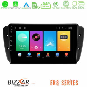 Bizzar FR8 Series Seat Ibiza 2008-2012 4Core Android12 2+32GB Navigation Multimedia Tablet 9"