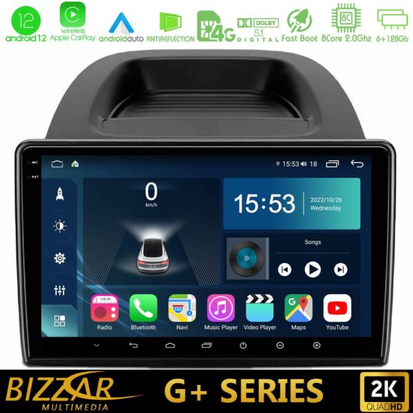 Bizzar G+ Series Ford Ecosport 2018-2020 8core Android12 6+128GB Navigation Multimedia Tablet 10"