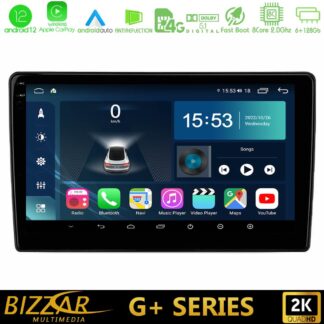 Bizzar G+ Series VW Group 8Core Android12 6+128GB Navigation Multimedia Tablet 10"