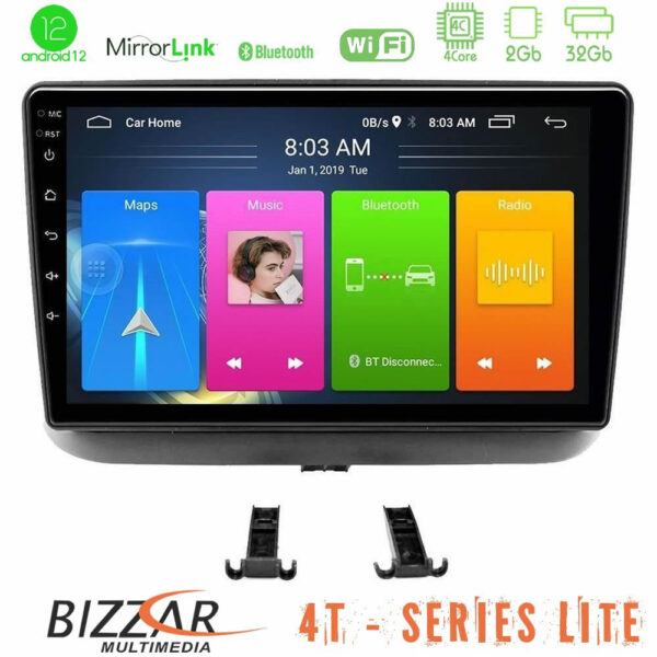 Bizzar 4T Series Toyota Corolla 1999-2002 4Core Android12 2+32GB Navigation Multimedia Tablet 9"