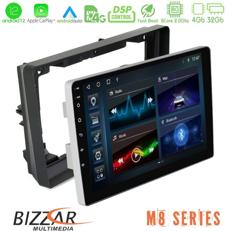 Bizzar M8 Series Peugeot 308 2013-2020 8core Android12 4+32GB Navigation Multimedia Tablet 9"