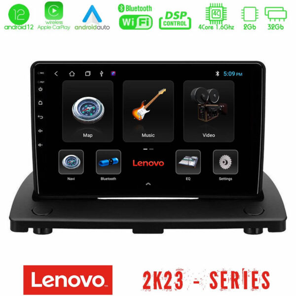 Lenovo Car Pad Volvo XC90 2006-2014 4Core Android12 2+32GB Navigation Multimedia Tablet 9"