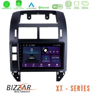 Bizzar XT Series VW Polo 2002-2009 4Core Android12 2+32GB Navigation Multimedia 9"