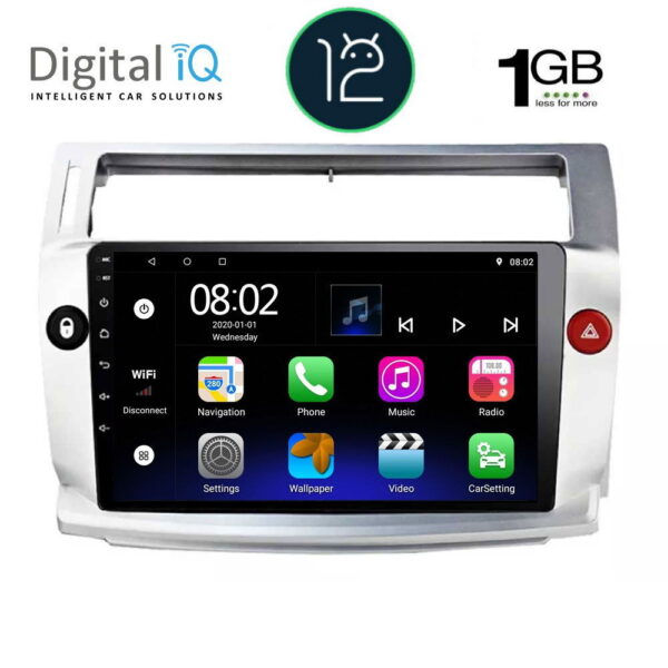 DIGITAL IQ RTA 1084_GPS (9inc) MULTIMEDIA TABLET OEM CITROEN C4  mod. 2004-2011