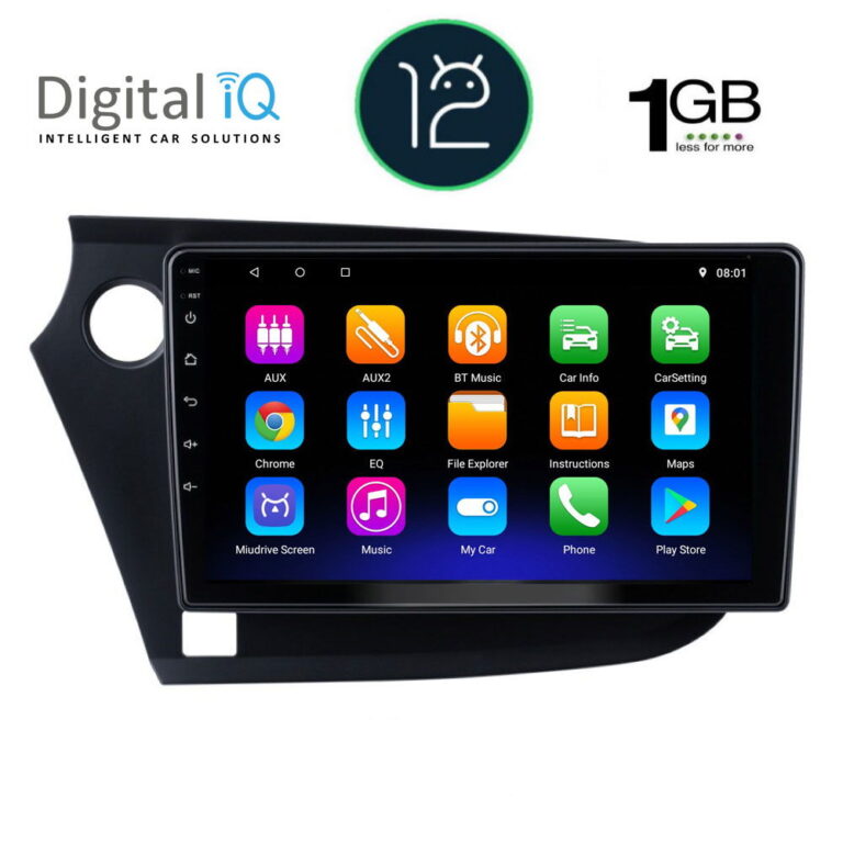 DIGITAL IQ RTA 1205_GPS (9inc) MULTIMEDIA TABLET OEM HONDA INSIGHT mod. 2009-2014 - Image 2